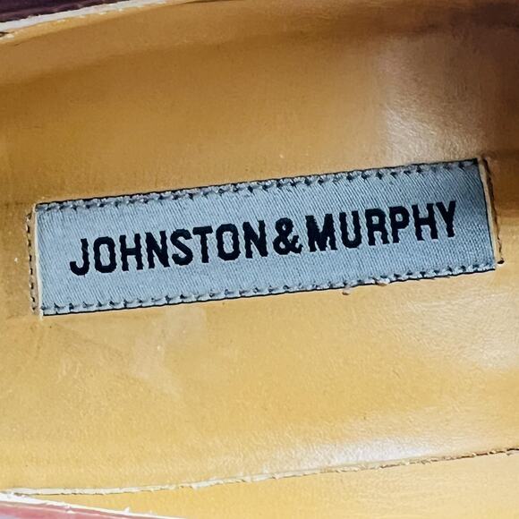 Johnston & Murphy Shoes Mens 10.5 Brown Leather Tassel Loafers Slip On Dress main image 6